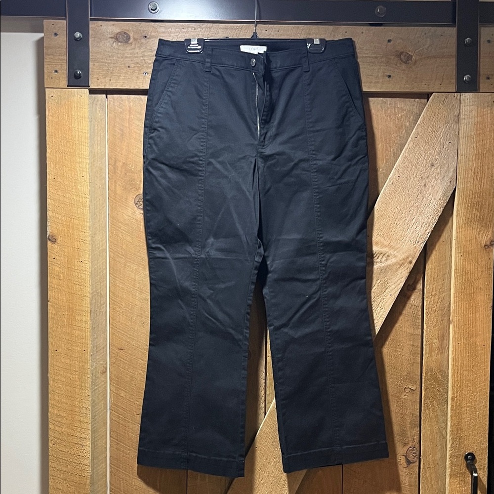 LOFT Black Boot Cut Pants